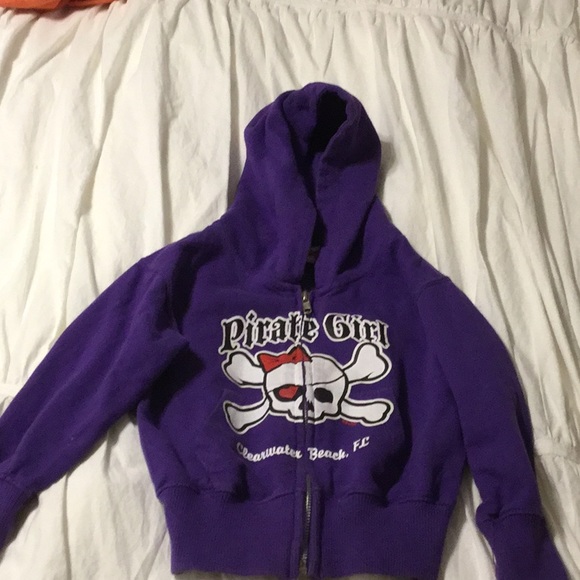 Pirate girl zip up hoodie – Clearwater Florida - Picture 1 of 2